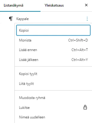 WordPrress 6.5 asiakirjan yleiskatsaus